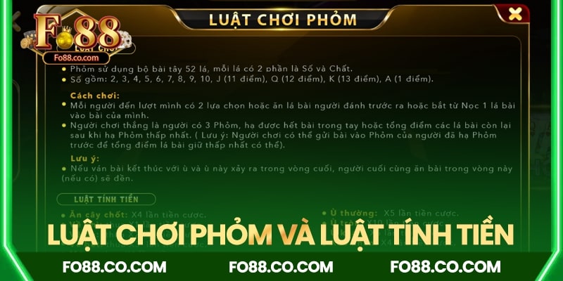 Đọc luật chơi và luật tính tiền trước khi chơi